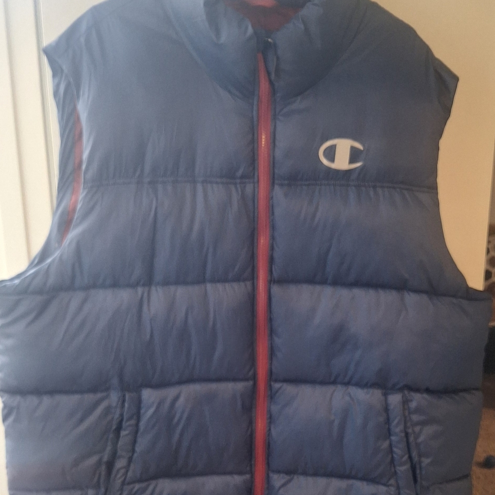 Champion Blue Puffer Vest